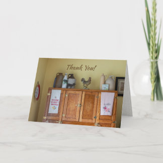 Tarjeta de agradecimiento por el encanto del país