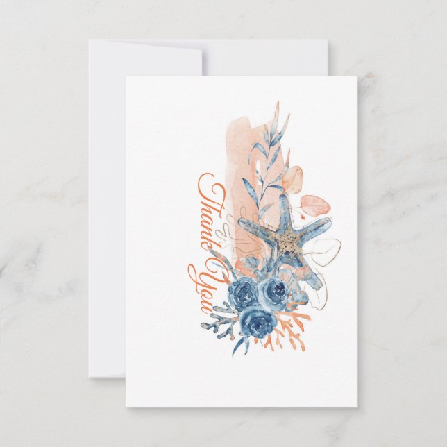 Tarjeta de agradecimiento por el mar (Anverso)