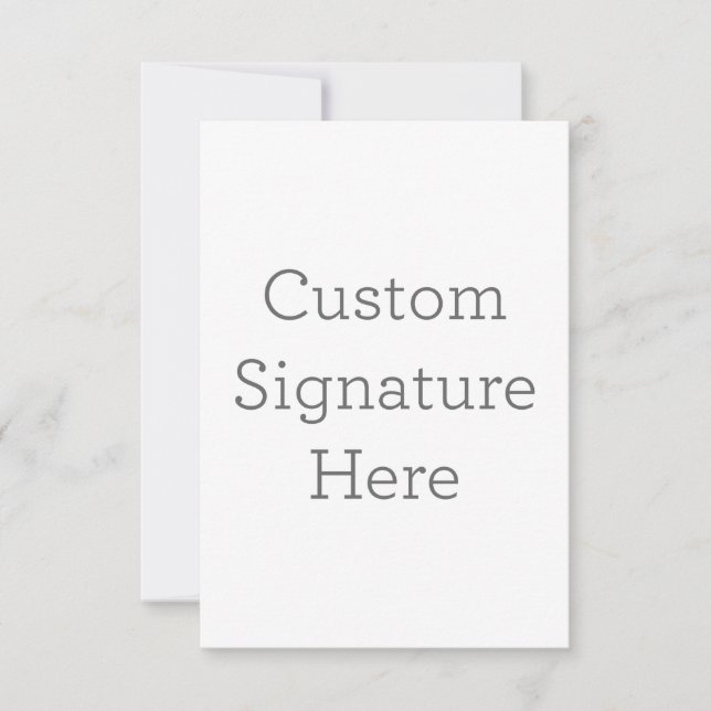 8.9 cm x 12.7 cm Tarjeta de agradecimiento plana (Anverso)