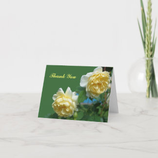 Tarjeta de agradecimiento por fotografía de flores