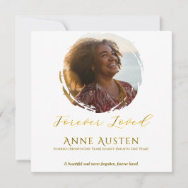 Tarjeta de agradecimiento por funeral