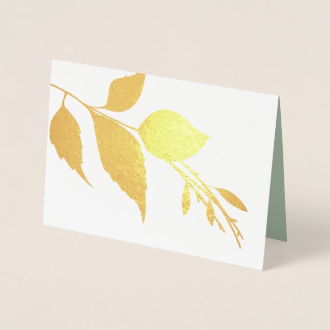 Tarjeta de agradecimiento por funeral botánico (Anverso)