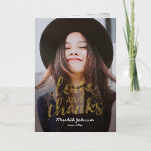 Tarjeta de agradecimiento por graduación de RELIEV