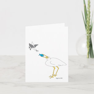 Tarjeta de agradecimiento por la cena