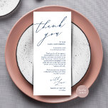 Tarjeta de agradecimiento por la configuración del<br><div class="desc">Le presentamos el toque final perfecto a su recepción de bodas - nuestras elegantes tarjetas de ajuste de Bodas de agradecimiento, con el título de tarjeta "Gracias"! Diseñadas para expresar su más sincero aprecio por la presencia de cada cliente en su día especial, estas tarjetas son la manera ideal de...</div>