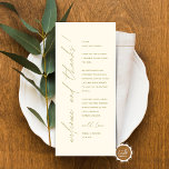 Tarjeta de agradecimiento por la configuración del<br><div class="desc">Esta es la tarjeta editable Modern, en diseño de escritura minimalista, tema de oro elegante, Colocar Ajuste Gracias Tarjetas (bienvenido y gracias). Comparte el amor y muestra tu agradecimiento a tus invitados cuando se sientan en su asiento y leen esta encantadora tarjeta de ajuste personalizada. ¡Es una manera maravillosa de...</div>