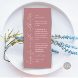 Tarjeta de agradecimiento por la configuración del<br><div class="desc">Este es el lugar Boda editable y moderno de las tarjetas de agradecimiento (felizmente después de la celebración), con un polvoriento tema rosa subió. Comparte el amor y muestra tu agradecimiento a tus invitados cuando se sientan en su asiento y leen esta encantadora tarjeta de ajuste personalizada. ¡Es una manera...</div>