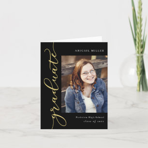 Tarjeta de agradecimiento por la escritura a dista