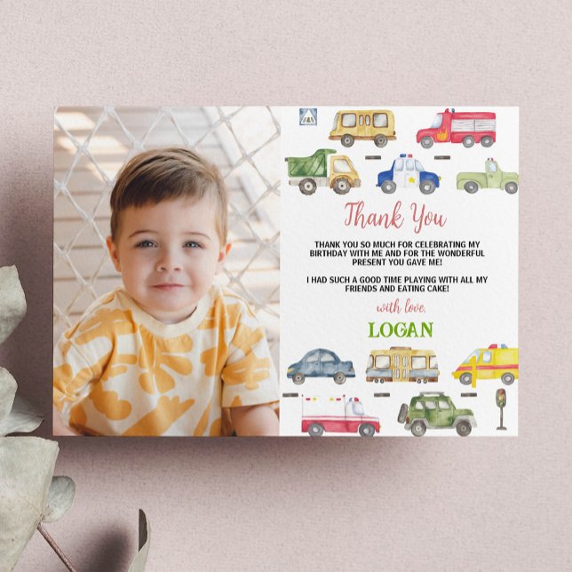 Tarjeta de agradecimiento por la fiesta de cumplea (Subido por el creador)