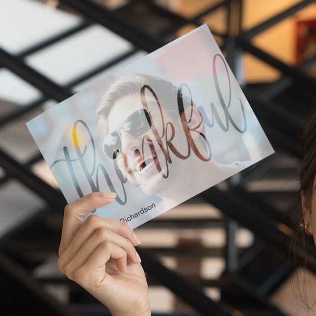 Tarjeta de agradecimiento por la fotografía de la  (Subido por el creador)