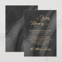 Tarjeta de agradecimiento por la memoria de la sim