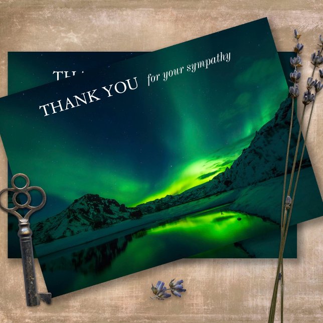 Tarjeta de agradecimiento por la memoria de la sol (Sympathy Photo Celebration of Life, In Loving Memory, Forever in our Hearts Funeral thank you cards)