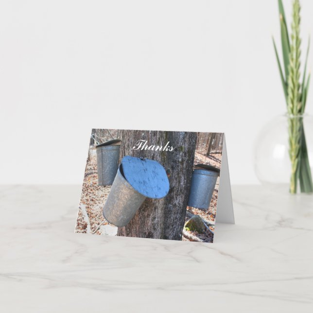 Tarjeta de agradecimiento por la naturaleza de los (Anverso)