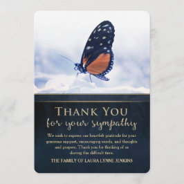 Tarjeta de agradecimiento por la solidaridad con l