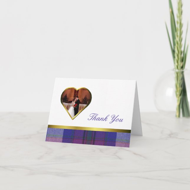 Tarjeta de agradecimiento por orgullo de Escocia (Anverso)