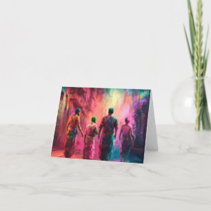 Tarjeta De Agradecimiento ¿Por qué perseguir arcoíris cuando hay HOLI