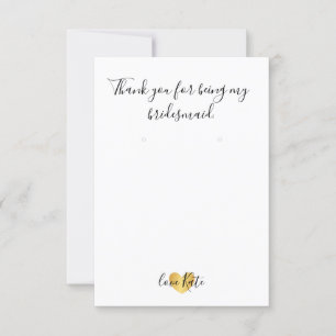 Tarjeta de agradecimiento/portador de ingresos - H