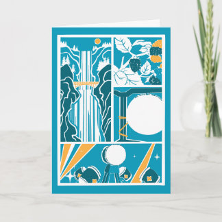 Tarjeta De Agradecimiento Portland Taiko Folded Card