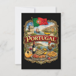 Tarjeta De Agradecimiento Portugal