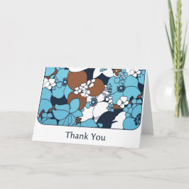 Tarjeta De Agradecimiento Posh Floral