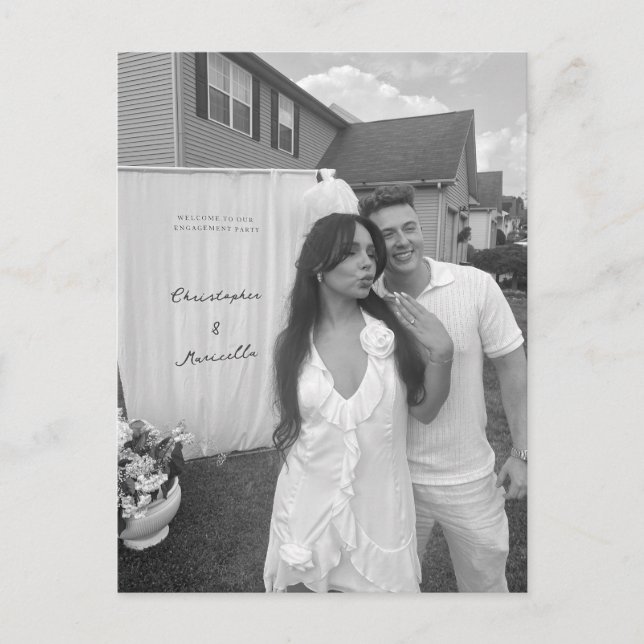 Tarjeta de agradecimiento, postal en blanco (Anverso)