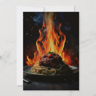 Tarjeta De Agradecimiento Postal: Gracias al chef