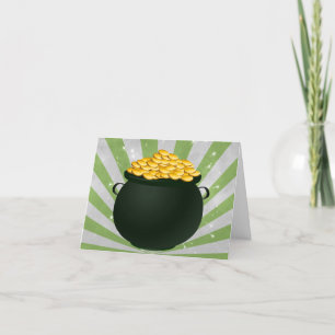 Tarjeta De Agradecimiento Pot o' Gold