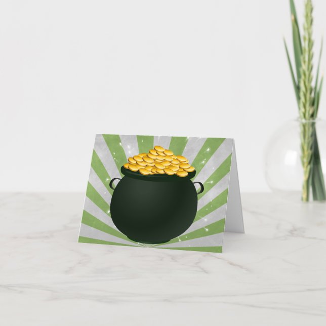 Tarjeta De Agradecimiento Pot o' Gold (Anverso)