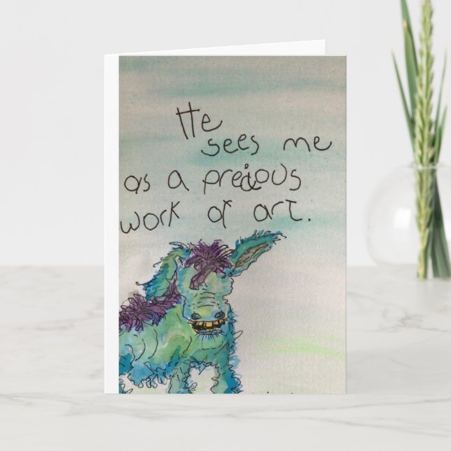 Tarjeta De Agradecimiento Precioso (Anverso)