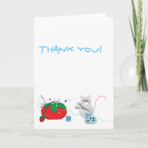 Tarjeta De Agradecimiento ¡Prefiero estar cosiendo!