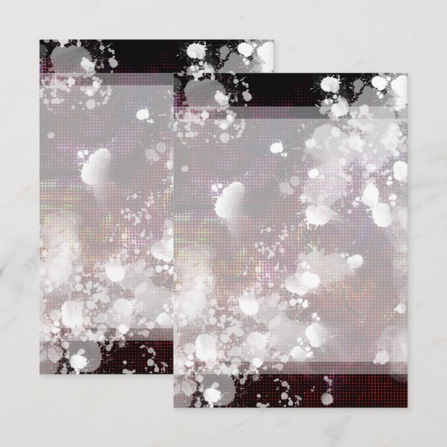 Tarjeta De Agradecimiento Preparación oscura (Anverso / Reverso)