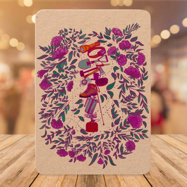 Tarjeta De Agradecimiento Preparado para el excursionismo de aventura Gracia (Subido por el creador)