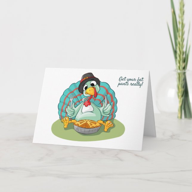 Tarjeta De Agradecimiento ¡Preparen sus pantalones gordos! (Anverso)