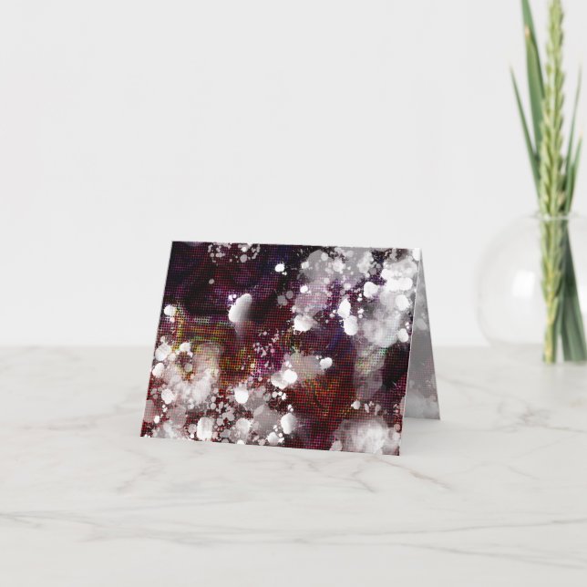 Tarjeta De Agradecimiento Preperación oscura (Anverso)