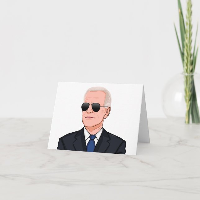 Tarjeta De Agradecimiento Presidente Joe Biden (Anverso)