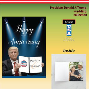 Tarjeta De Agradecimiento Presidente Trump Gran Fab Aniversario