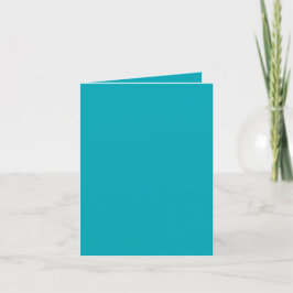 Tarjeta De Agradecimiento PRESUPUESTO Boda Monocroma Azul Turquesa Peacock B