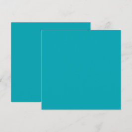 Tarjeta De Agradecimiento PRESUPUESTO Boda Monocroma Azul Verde Clarito Pavo