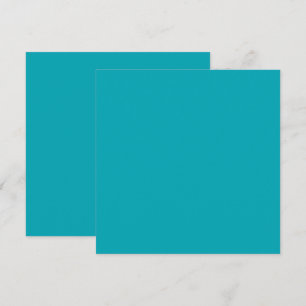 Tarjeta De Agradecimiento PRESUPUESTO Boda Monocroma Azul Verde Clarito Pavo