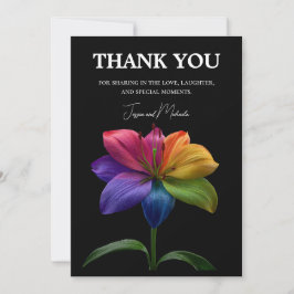 Tarjeta De Agradecimiento 🌈 Presupuesto de boda
