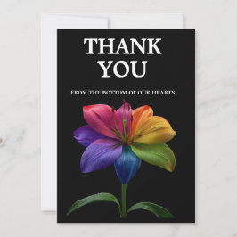 Tarjeta De Agradecimiento 🌈 Presupuesto de boda con foto