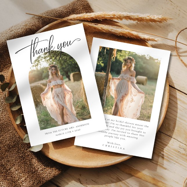 Tarjeta De Agradecimiento Presupuesto de caligrafía, regalo de boda, ducha n (Subido por el creador)