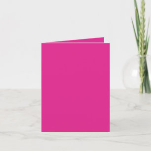 Tarjeta De Agradecimiento PRESUPUESTO ROSA CERISE Boda Moderna Core