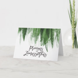 Tarjeta De Agradecimiento Priezigus Ziemassvetkus Feliz Navidad Letón