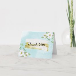 Tarjeta De Agradecimiento Primavera Boda Gracias