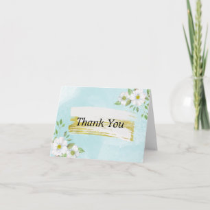 Tarjeta De Agradecimiento Primavera Boda Gracias
