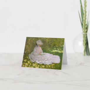 Tarjeta De Agradecimiento Primavera - Claude Monet