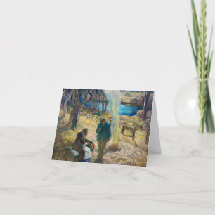 Tarjeta De Agradecimiento Primavera de Newell Convers Wyeth