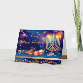 Tarjeta De Agradecimiento Primer Fiesta del Festival de las Velas de Hanukka