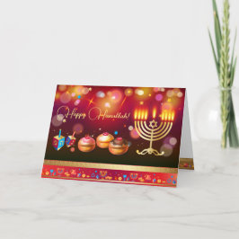 Tarjeta De Agradecimiento Primer Fiesta del Festival de las Velas de Hanukka